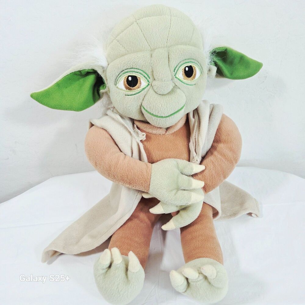 Star Wars Jedi Master Yoda 18" Large Plush Pillow Buddy Stuffed Animal